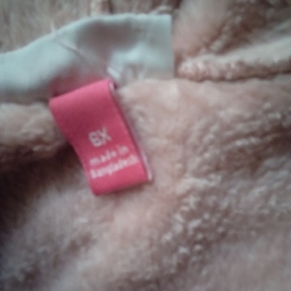 Adorable girls Silky Fleece 🦄Unicorn Jacket w/TeddyBear🐻 Ears on hood - Picture 7 of 9